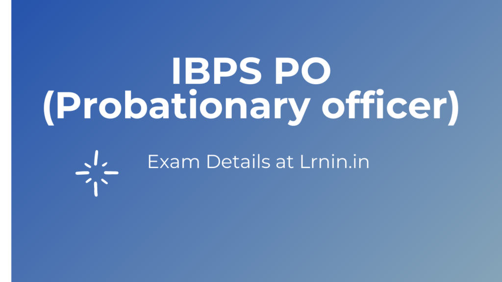 IBPS PO