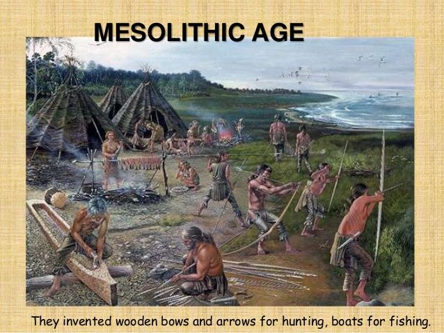 Microliths in the Mesolithic period