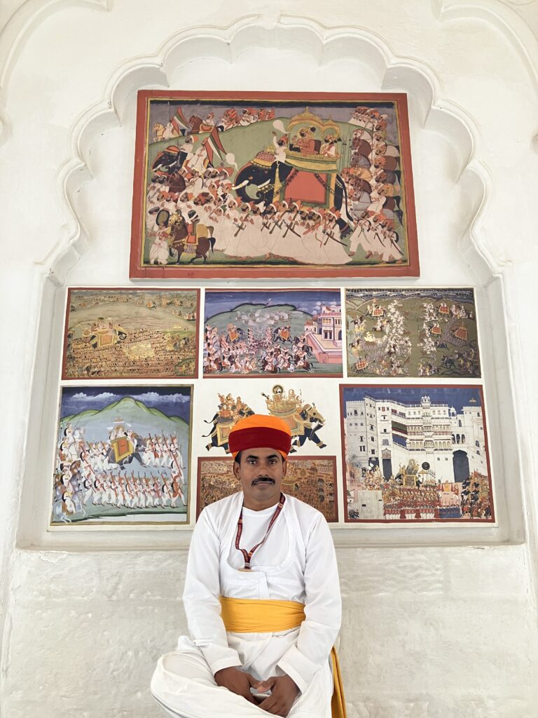 Mehrangarh Fort - Miniature Paintings on the wall