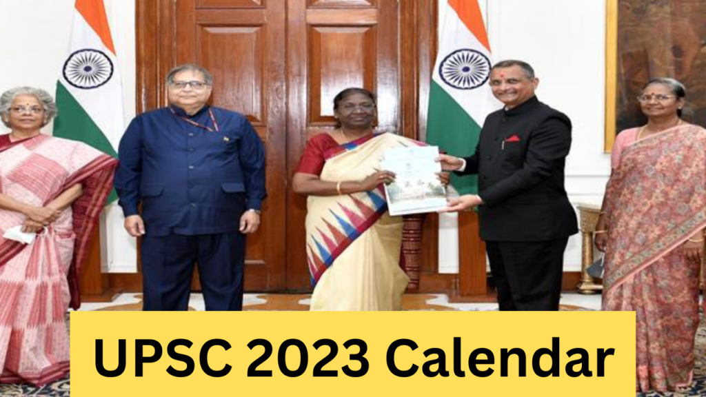 UPSC 2023 Calendar