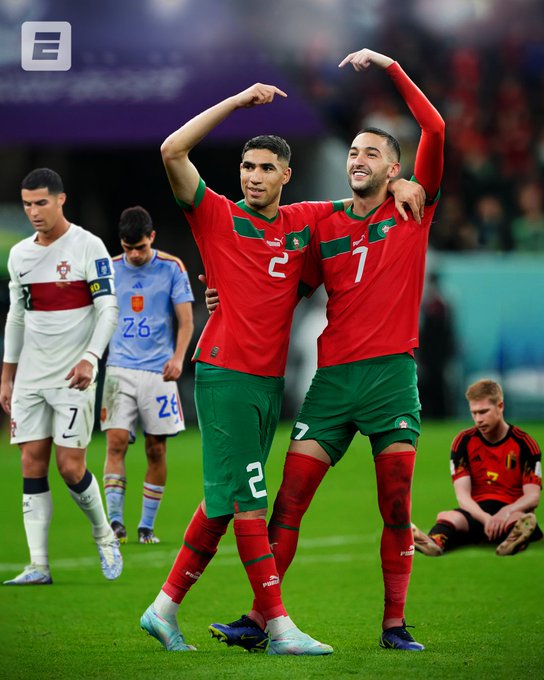 Morocco Vs Portugal Image Source Twitter ESPN