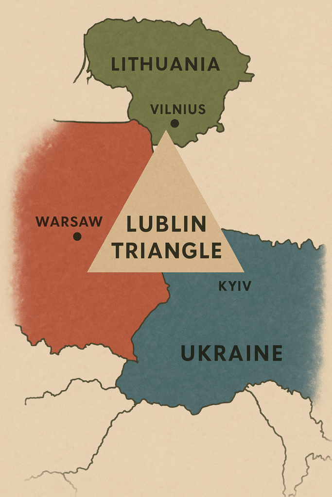 Lublin Triangle An Alliance To Stop Russian Advance 8'23 2 countries involving Lublin Triangle